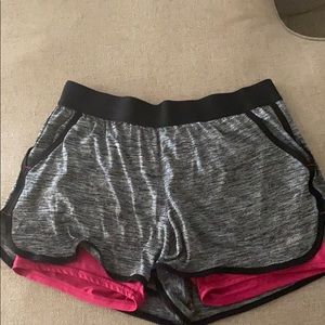 Athletic Shorts With pink underlining